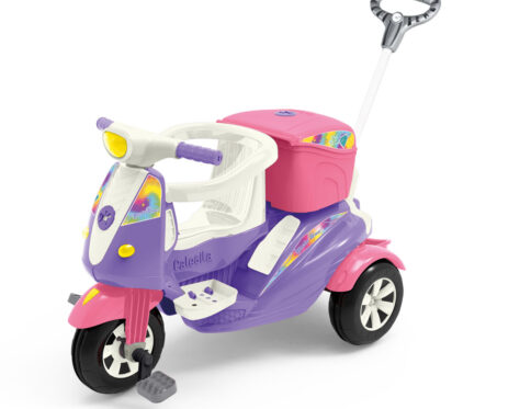 Triciclo Uno Color Morado Rosado